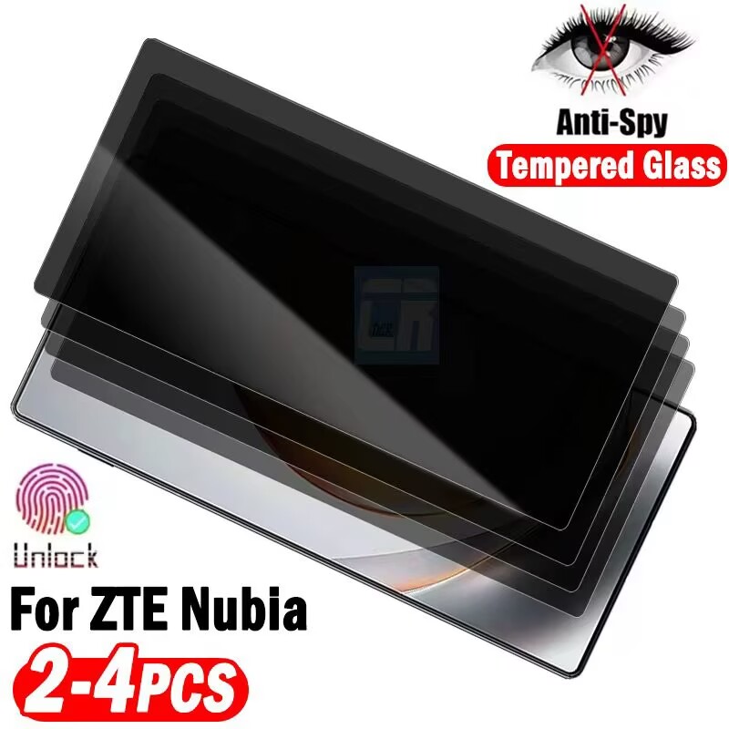 Redmagic Tablet Accessories - ฟิล์มกันรอยแบบป้องกันการมองเห็น 2-4 ชิ้น สำหรับ ZTE nubia