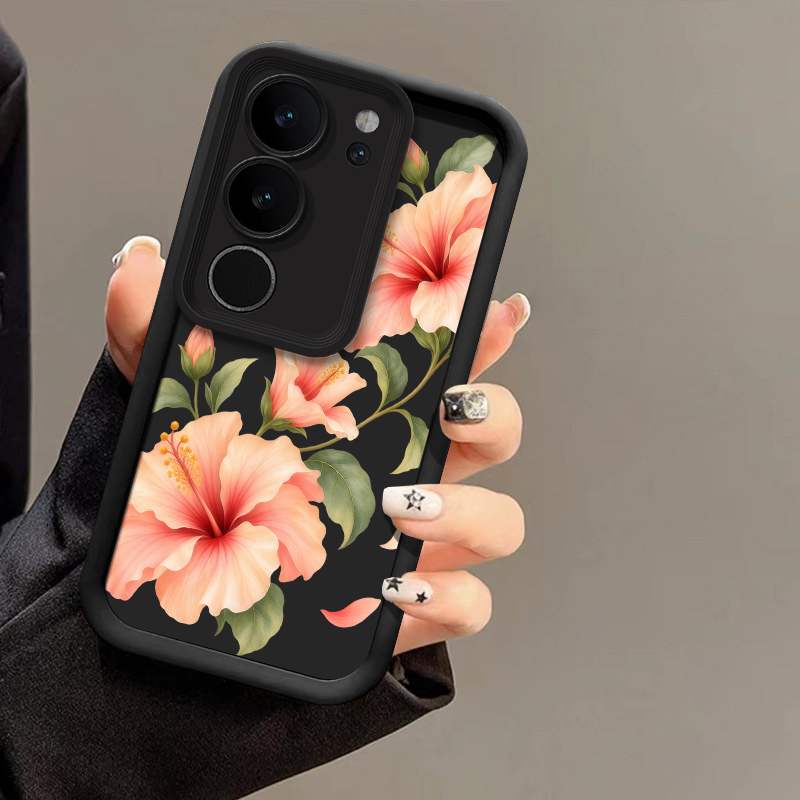 Vivo X200 - เคสโทรศัพท์ลายลิลลี่สีชมพูน่ารัก สำหรับ Vivo X200 FE X100S
