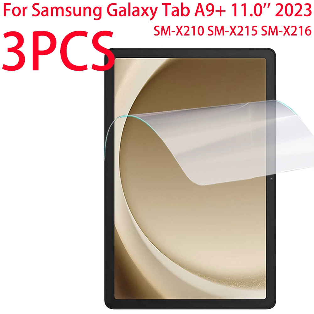 Tablet Accessories For Samsung - 3PCS PE PET ฟิล์มกันรอยหน้าจอสำหรับซัมซุง กาแลคซี่ แท็บ