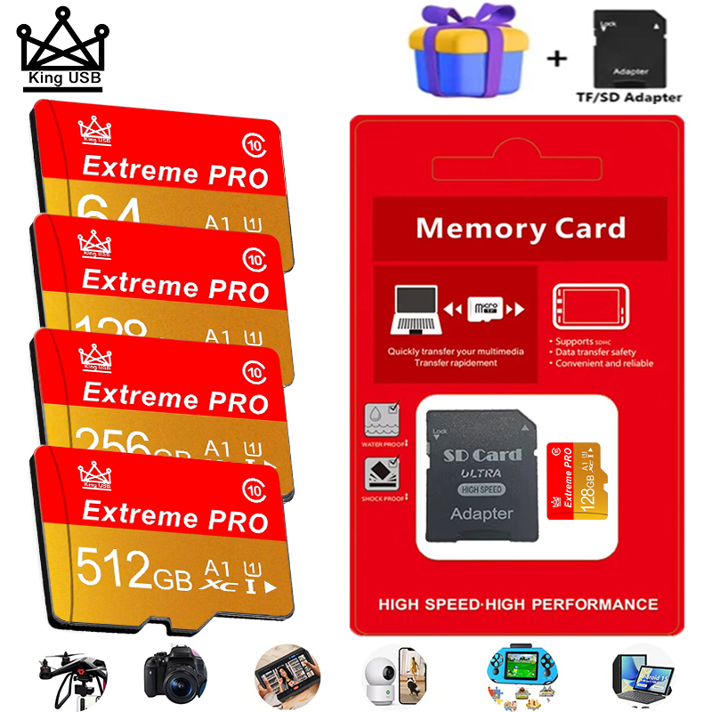 Microsd Card Tablet - คลาส 10 ไมโคร TF 256GB 512GB