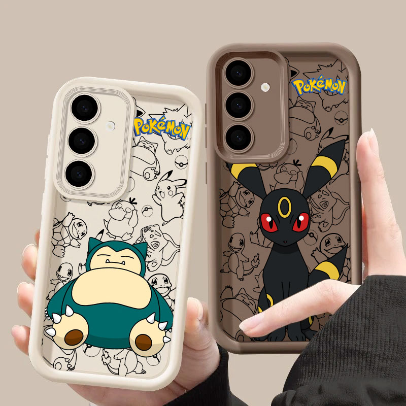 Samsung Galaxy S24 - เคสป้องกัน Snorlaxs Umbreons P-Pokemons Anime S26