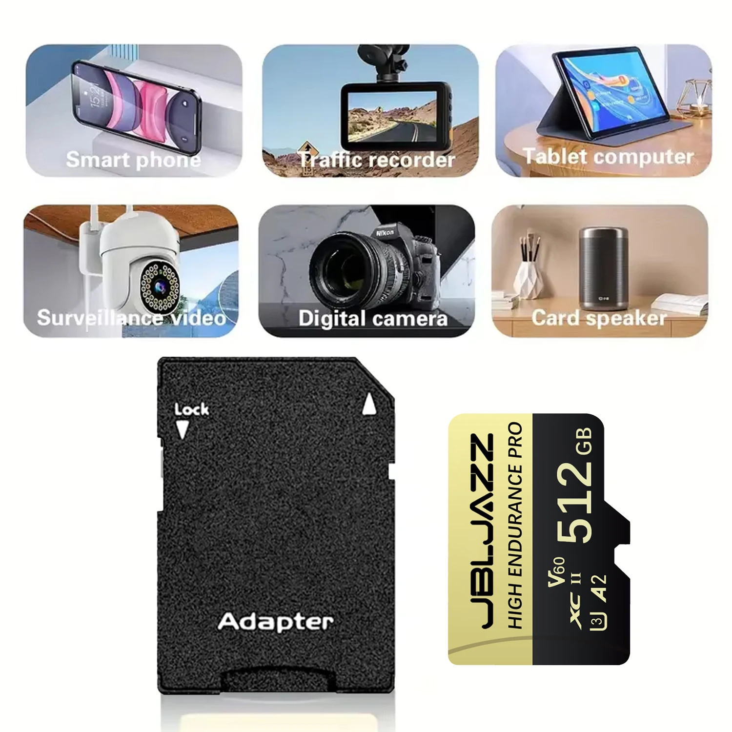 Microsd Card Tablet - การ์ดไมโครเอสดีความทนทานสูง 32GB SDHC 64GB 128GB SDXC