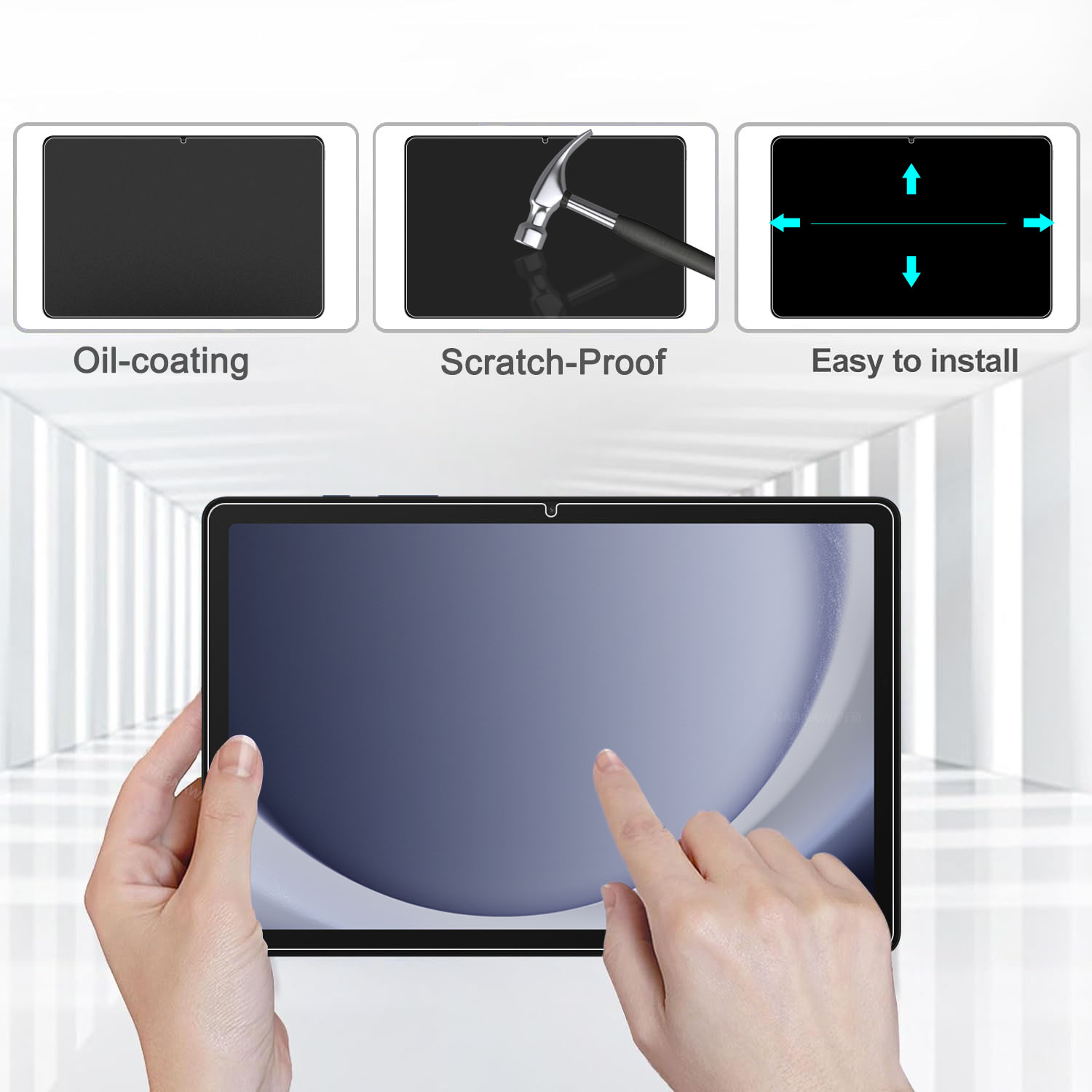 2 ชิ้น HD Scratch Proof Screen - Tablet Accessories For Samsung บทวิจารณ์และราคา