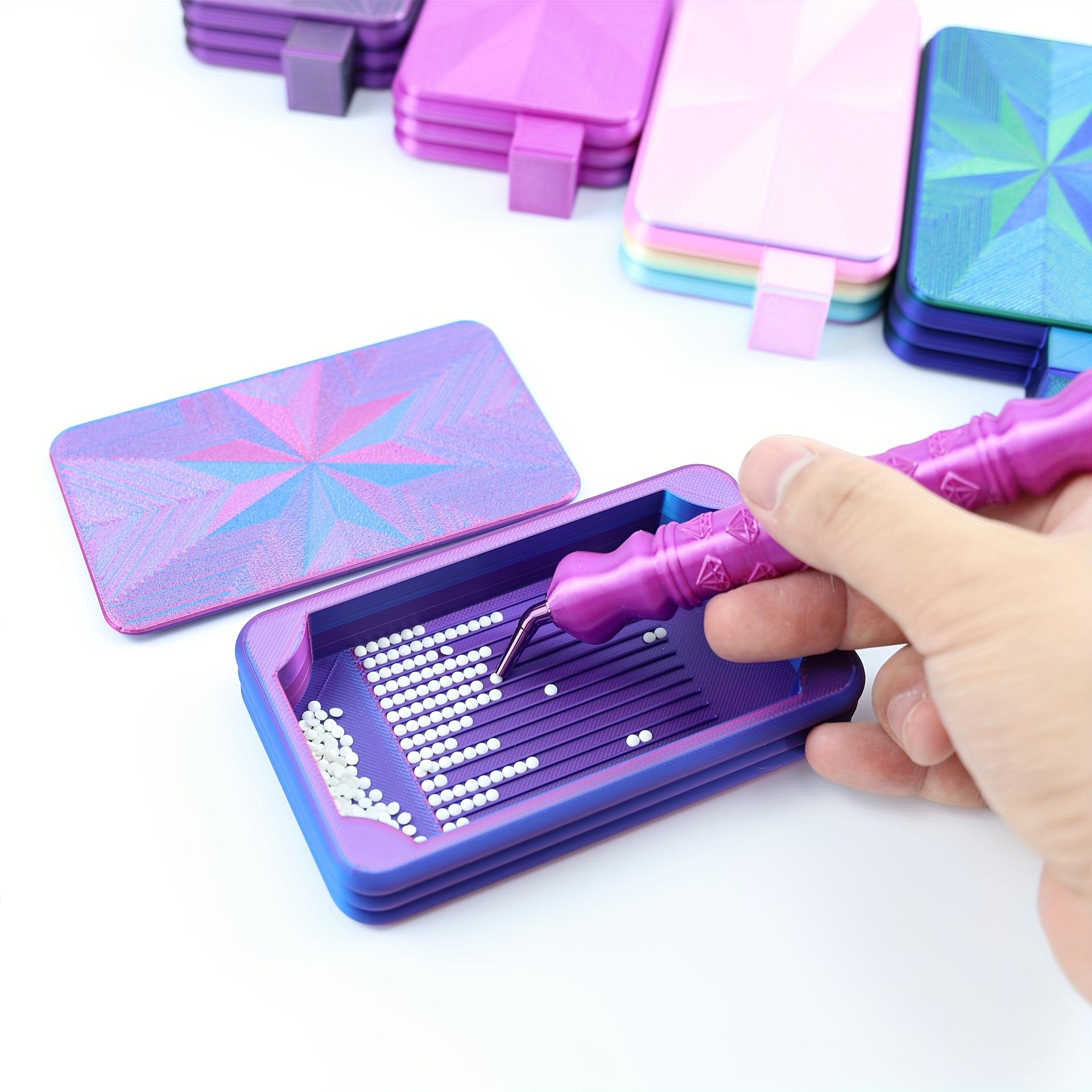 ถาดใส่เพชรหลากสีแบบใหม่พร้อมฝา - Drawing Tablet Pen Accessories บทวิจารณ์และราคา