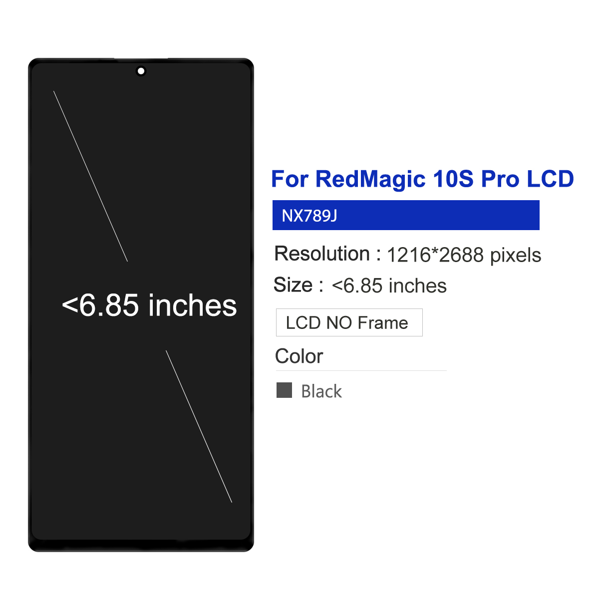 จอแสดงผลสำหรับ ZTE nubia Z70 U - Redmagic Tablet Accessories บทวิจารณ์และราคา