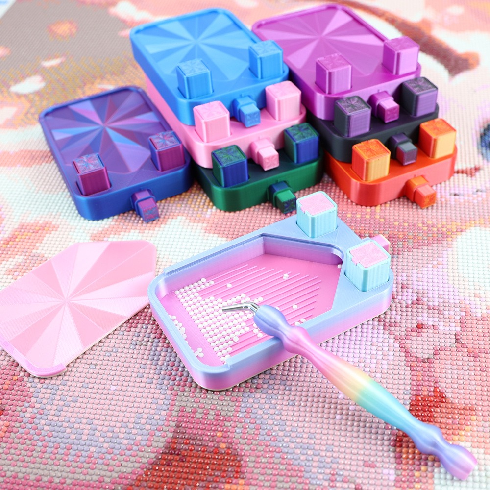 ถาดใส่เพชรหลากสีพร้อมถังขยะ 2  - Drawing Tablet Pen Accessories บทวิจารณ์และราคา