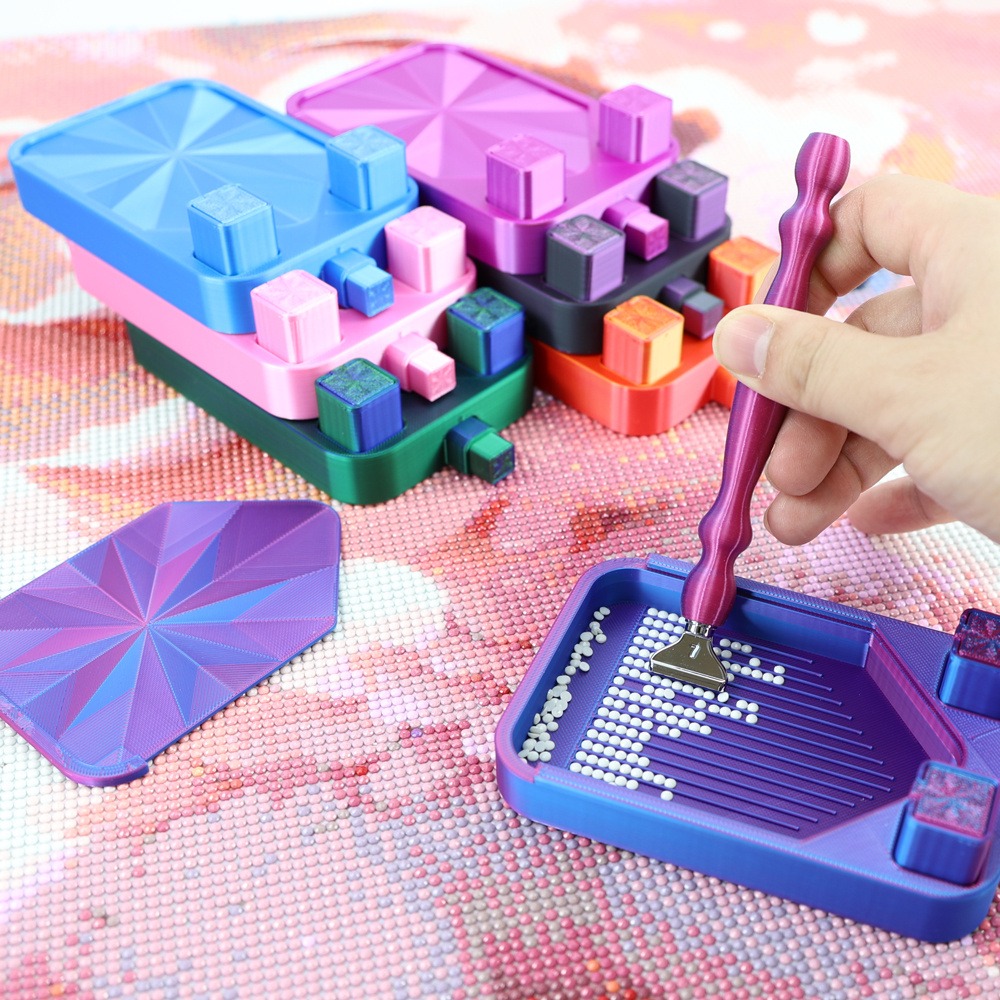 ถาดใส่เพชรหลากสีพร้อมถังขยะ 2  - Drawing Tablet Pen Accessories บทวิจารณ์และราคา